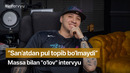 «Massa shetta»: reper bilan katta intervyu @Massa 38
