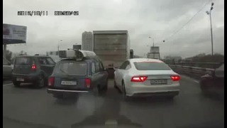 Lada vs Audi A7 in Russia
