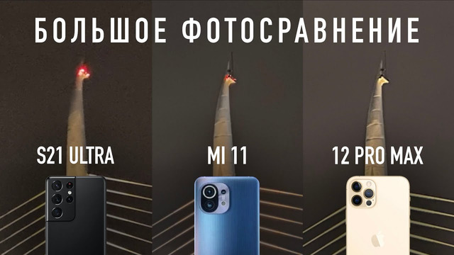 Полное сравнение камер Galaxy S21 Ultra, iPhone 12 Pro Max и Xiaomi Mi 11 feat. Стамбул
