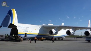 Прогулка по фюзеляжу гиганта самолёта Ан-225 Мрия