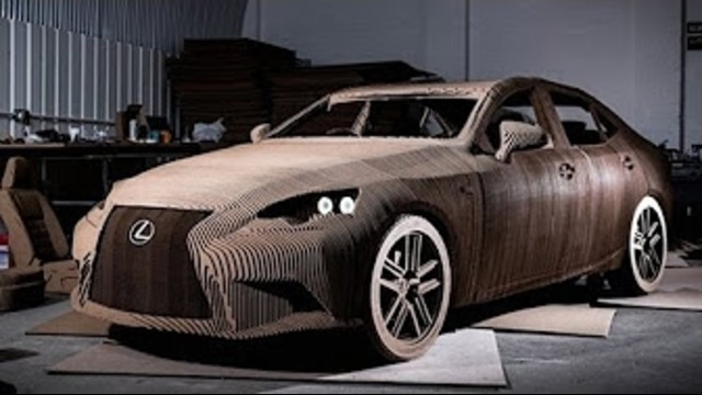 Настоящая машина из картона