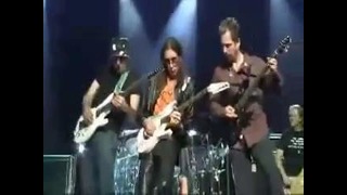 Steve Vai, John Petrucci and Joe Satriani Duel Guitars (live)