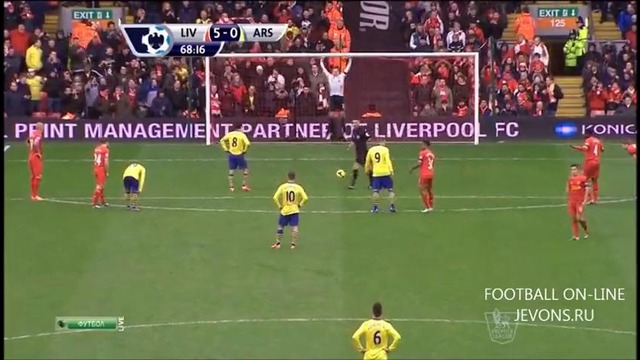 Ливерпуль 5-1 Арсенал в HD