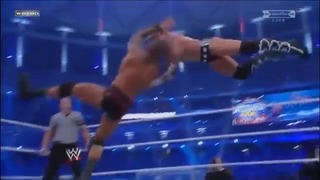 Randy Orton RKO In Mid-Air WrestleMania 27