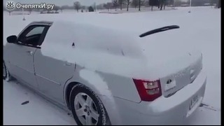 Как неправильно чистить автомобиль от снега