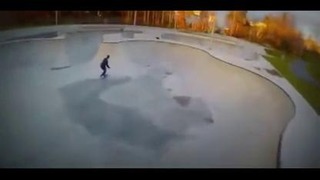 Скейт против вертолета