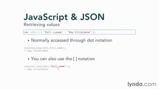 3 Создание простых данных JavaScript and JSON