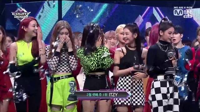 [M! Countdown] ITZY 1st Win + Ending @ 210219
