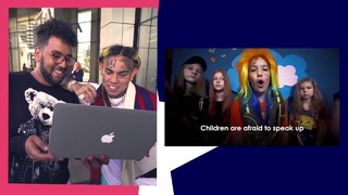 6ix9ine посмотрел пародию на клип "Billy" от российских детей