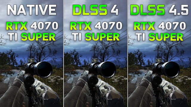 Native vs DLSS 4 vs DLSS 4.5 – Performance Comparison on RTX 4070 Ti SUPER