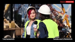 Видеорепортаж со строительной площадки Tashkent city