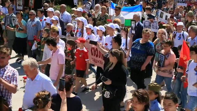 Бессмертный полк в Ташкенте