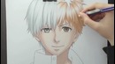 Speed Drawing – Kaneki – Hide (Tokyo Ghoul) – YouTube