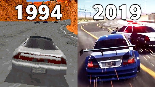 Эволюция развития игры Need For Speed 1994 – 2019