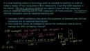35. Confidence Interval Example