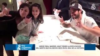 Иско отпраздновал победный гол посланием маленькой девочки к ее глухонемым родителям