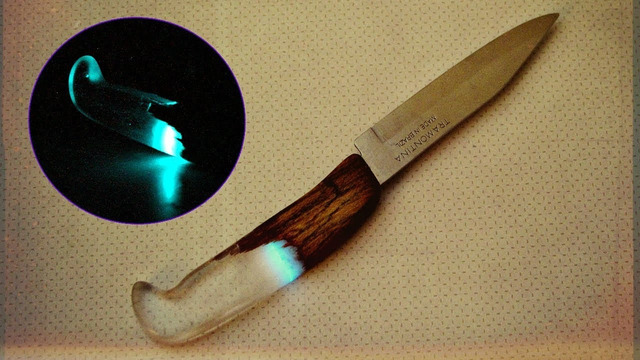 Как сделать рукоятку Гроза для ножа из эпоксидной смолы и дерева