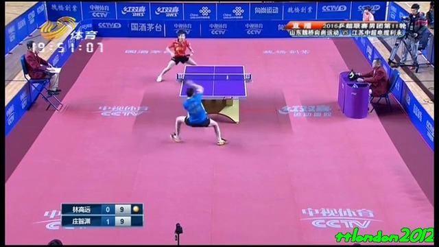 Lin Gaoyuan vs Chuang Chih-Yuan (China Super League 2016)