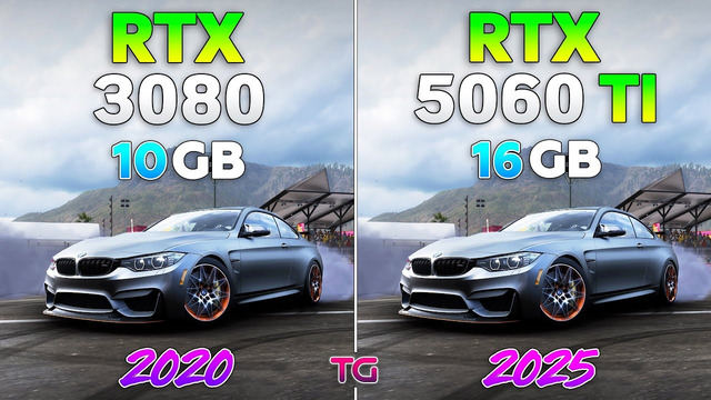 RTX 5060 Ti vs RTX 3080 – Comparison in 10 Games