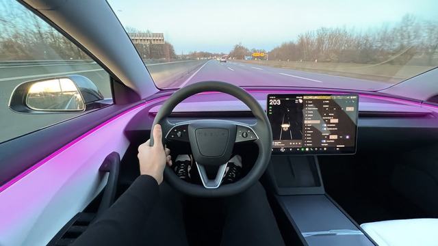 NEW 2024 TESLA Model 3 Highland Facelift Drive on the AUTOBAHN! POV Interior Ambient Review