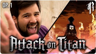 Attack on Titan Op. 1 Metal Cover || RichaadEB & Caleb Hyles