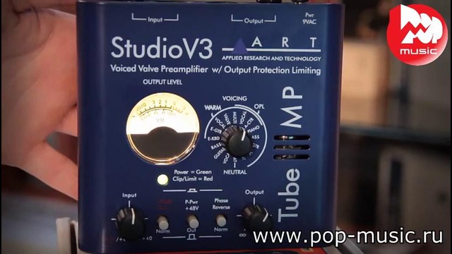 06) Ламповый предусилитель ART TUBE MP STUDIO V3