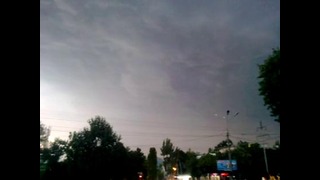 Гроза в Ташкенте вечером 27.06.2013