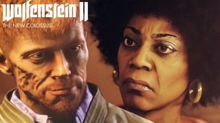 K ► P | БЕСЯЧАЯ БАБА ► Wolfenstein II The New Colossus #3