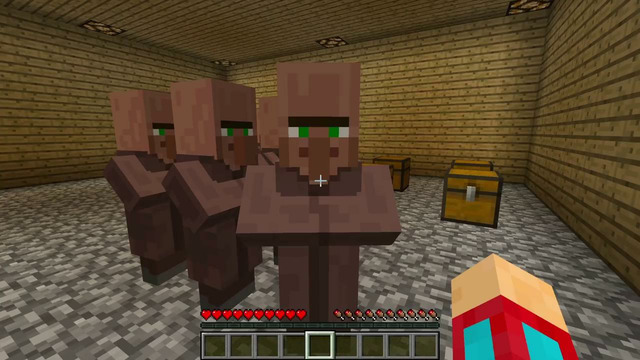 ТЕПЕРЬ МЫ С ЖИТЕЛЯМИ ЖИВЁМ В ОДНОМ БОЛЬШОМ ДОМЕ В МАЙНКРАФТ | Компот Minecraft