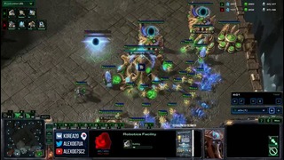 Игра абсолютного чемпиона мира по StarCraft 2 от первого лица sOs vs herO