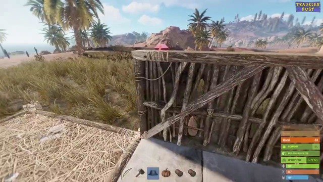 RUST – Счастливый Факел. Клад, который я Закопал на Острове