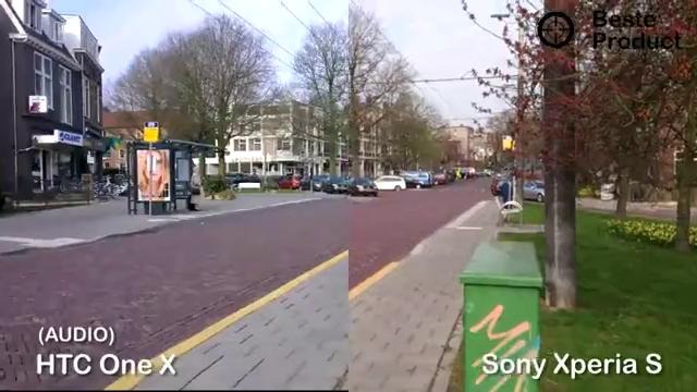 HTC One X VS Sony Xperia S test video
