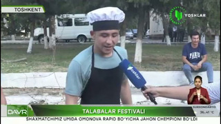 Yoshlar oyligi doirasida Toshkent Davlat texnika universitetida talabalari uchun festival o‘tkazildi
