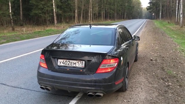 C63 AMG W204 Akrapovic Slip-on Exhaust