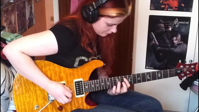 Muse – Hysteria – guitar cover – Amy Lewis