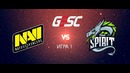NaVi vs Spirit #1 (BO3) GESC Thailand Dota 2 Minor 31.03.2018