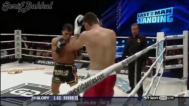 MarcBonte – Joseph Valtellini (Нокаут ногой) Glory 17