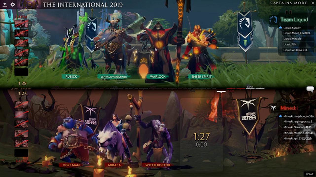 The International 2019: Team Liquid – Mineski l Групповой Этап (Game 1)