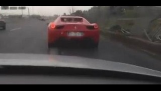 Разбил Ferrari