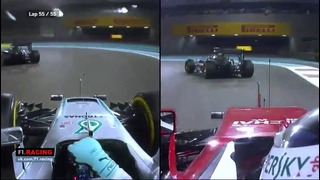F1 – 2016 Лучшие моменты с бортовых камер на финальном этапе Абу-Даби