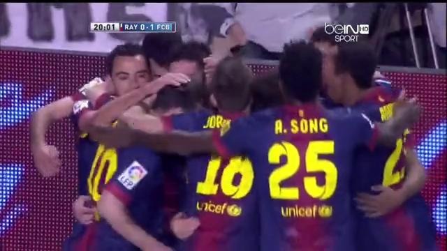 Rayo Vallecano 0-5 FC Barcelona La Liga 27/10/2012