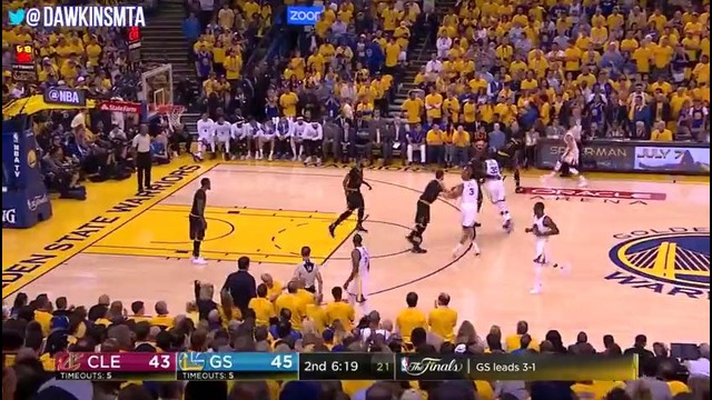 Stephen Curry 2017 Finals Game 5 vs Cleveland – 34 Pts, 10 Ast, 6 Rebs, 2nd CHIP