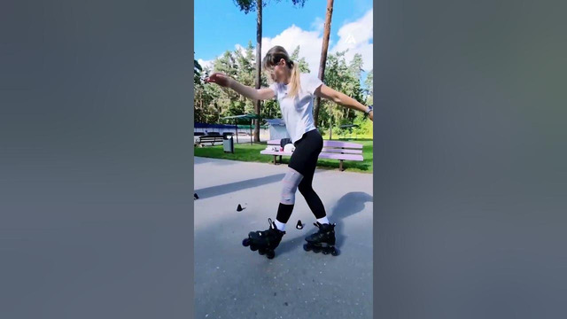 World Champion Spins Between Cones While Skating | People Are Awesome