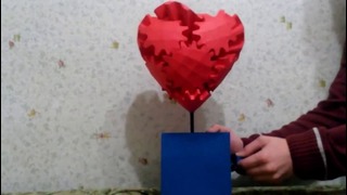 Сердце из бумаги – Papercraft Gear Heart