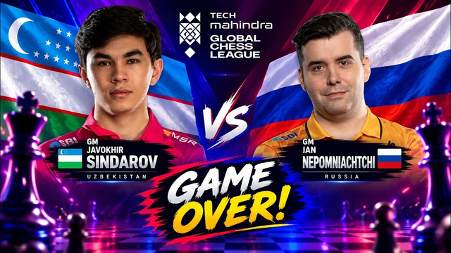 GAME OVER! GM Javokhir Sindarov vs GM Ian Nepomniachtchi
