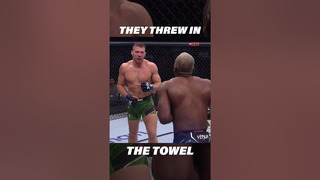 Brunson Threw In the Towel #mma #mixedmartialarts