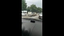 Дороги Ташкента затопило ливнем