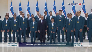 Prezident Parij Olimpiadasi g‘olib va sovrindorlarini taqdirladi