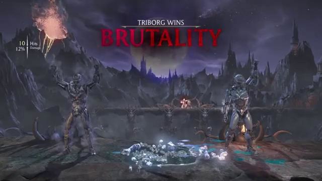 Mortal Kombat XL.Triborg Hidden Brutality Cyber SubZero Assist
