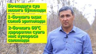 БОРДО суюқлигини тайёрлаш ва қўллаш